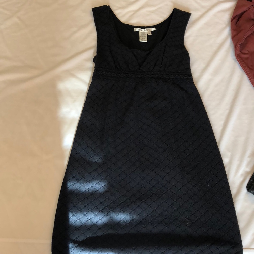 Max studio baby doll black dress